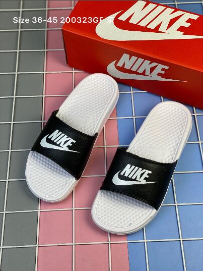 Nike Benassi JDI White Black White Sandal